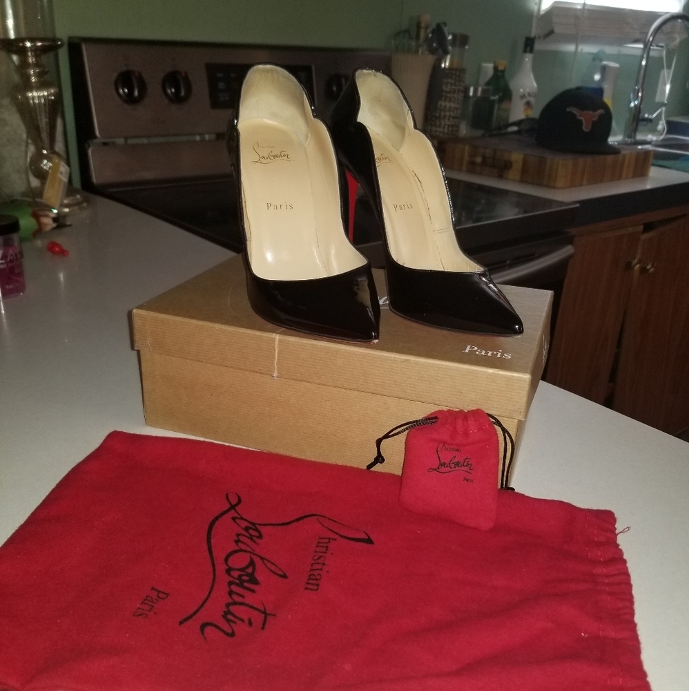 Christian louboutin hot chick 100mm size 39.5